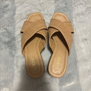 J. Crew Women's Tan Mules